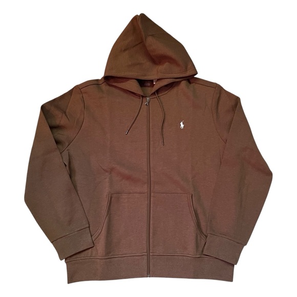 POLO RALPH LAUREN Double Knit Tech Fleece Jogger Sweatsuit Brown - Picture 2 of 12